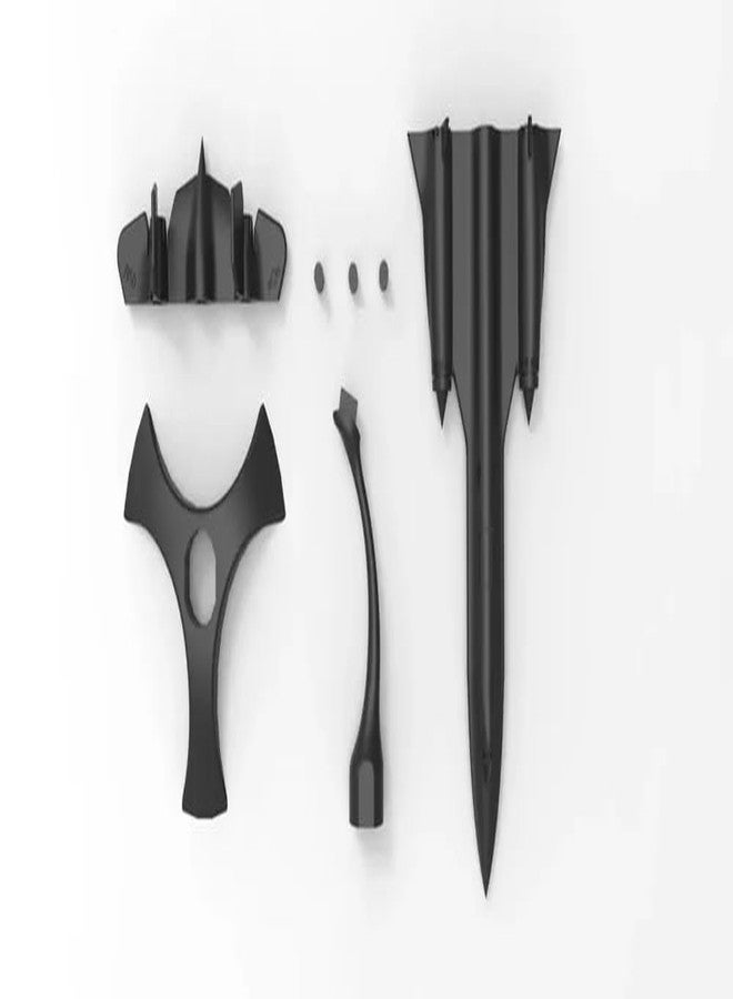 3D CRAFT SR-71 Blackbird Aircraft Display Model, Matte Black, Collectible Desktop Scale Model with Stand - Image 3